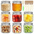 16oz Wide Mouth Mason Jars with Lids and Bands, 8 Pack K38775