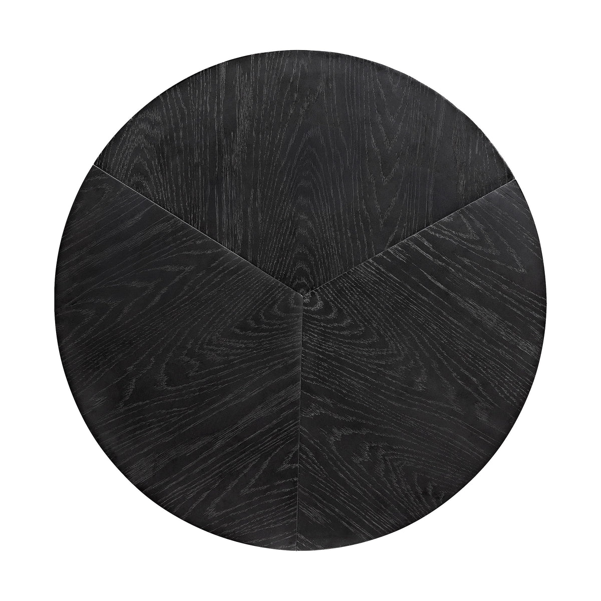 Black Fluted Round Coffee Table X51450